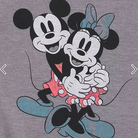 Mickey and Minnie Mouse Scoop Neck Tank Top Small - Picture 3 of 3